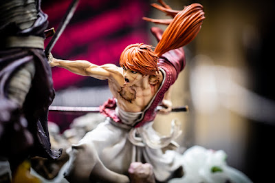 estatua KENSHIN VS SHISHIO de Figurama Collectors