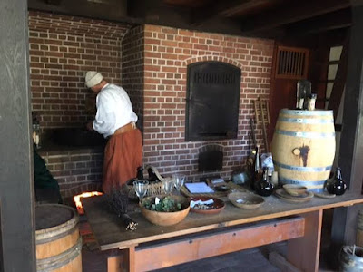 Beer brewing set up at Pennsbury Manor