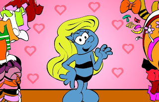 Dress Up Smurfette Game