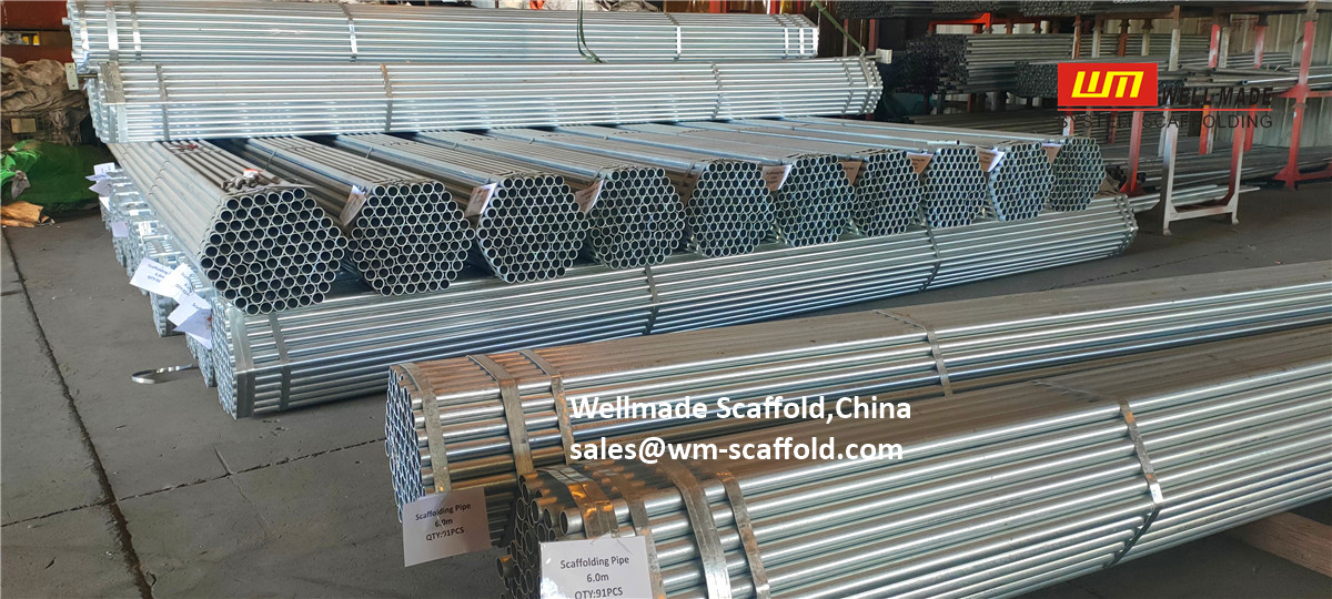 Galvanized Scaffolding Pipe In Container Loading - Wellmade China