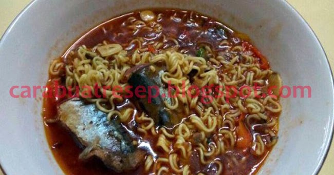 CARA MEMBUAT SARDEN KALENG CAMPUR MIE  Resep Masakan 