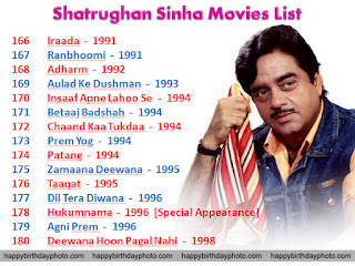 shatrughan sinha movies list 166 to 180