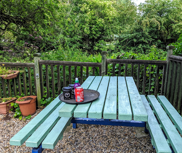 Outdoor seating Causey House Tea Room