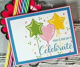 Sunny Studio Stamps: Bold Balloons Customer Card Share by Tara Chaussee