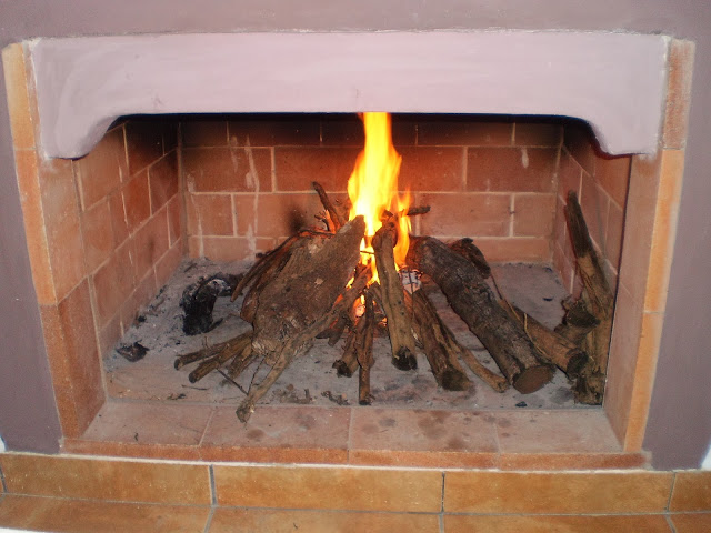 chimenea casera