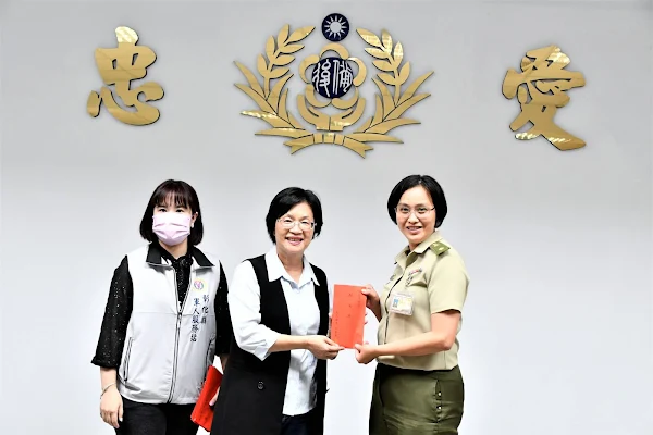 ▲王惠美感謝各駐軍單位及新兵訓練中心對縣籍子弟兵、彰化縣民及縣境安全維護的付出與奉獻。（記者林明佑翻攝）