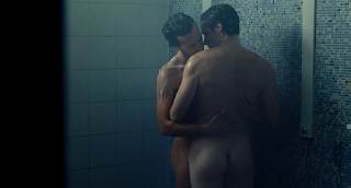 Romain Duris and Raphaël Personnaz naked shower gay scene 1