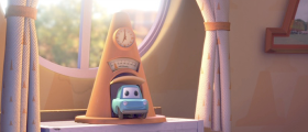 cars cozy cone alarm clock