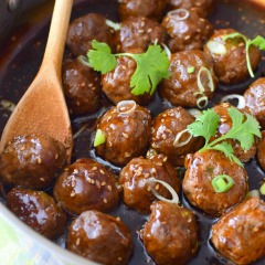 Receta para preparar albóndigas con salsa teriyaki casera