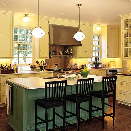 Painted Kitchen Islands