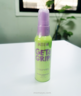 Dazzle Me Get a Grip makeup setting spray