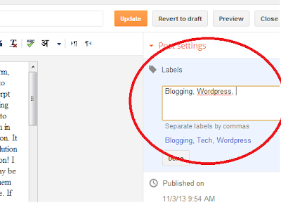 blogger breadcrumbs navigation