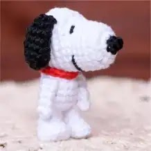 Amigurumi Snoopy a Crochet