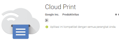 Cara cepat print file PDF dari Android menggunakan aplikasi Cloud Print