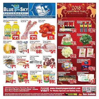 Blue Sky Supermarket Weekly Flyer February 9 – 15, 2018