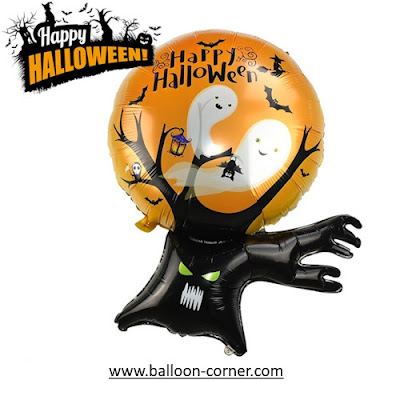 Balon Foil Pohon Hantu / Halloween Ghost Tree Foil Balloon