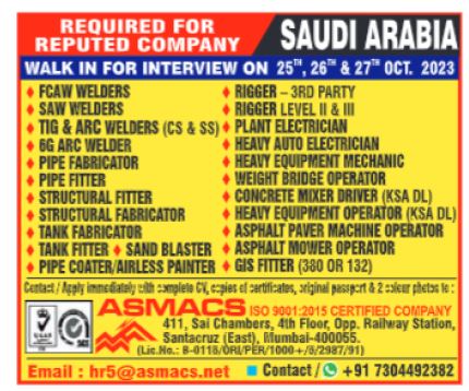 October 2023 Assignment Abroad Times Gulf Jobs