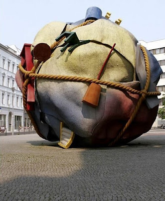 Berlin ball scuplture