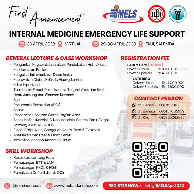 Internal Medicine Emergecy Life Support (IMELS) APRIL 2023