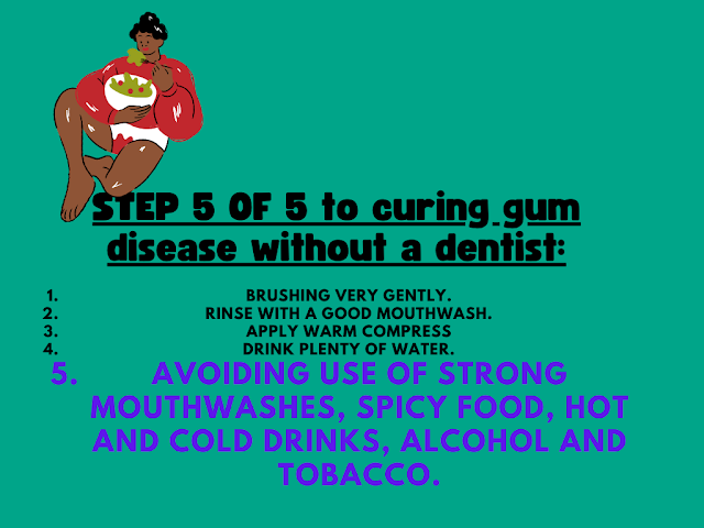 How to cure swollen gum without a dentist