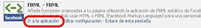 FBML para páginas de Facebook