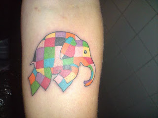 Elmer Tattoo - 10 Picture Book Tattoos