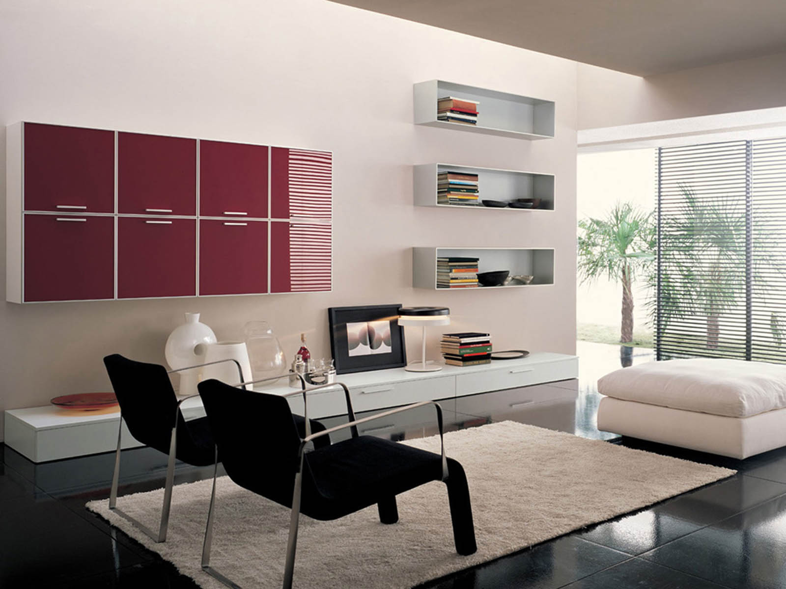 wallpapers Modern  Living  Room  Photos