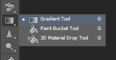 The Gradient tool.