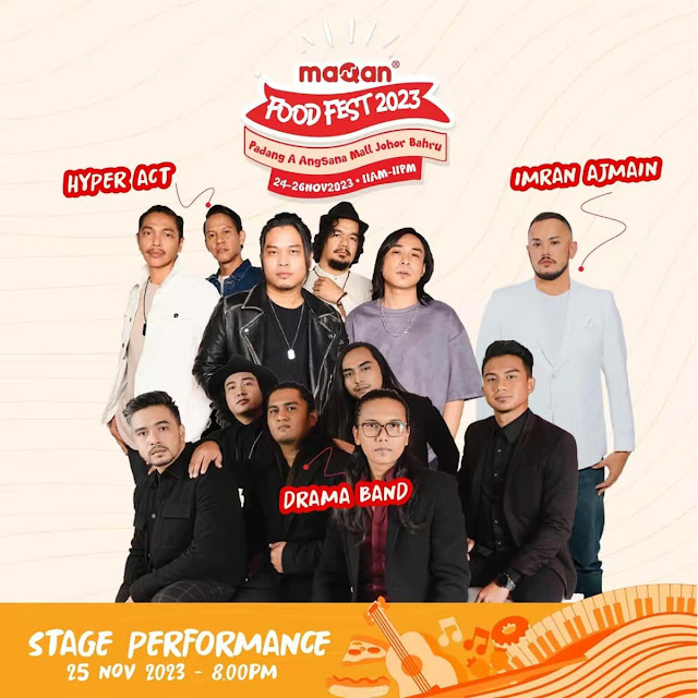 MaQan Food Fest'23 Kembali Lagi! Lebih Dari 140 Vendor Tersedia Dengan Pelbagai Aktiviti Dan Konsert Percuma!