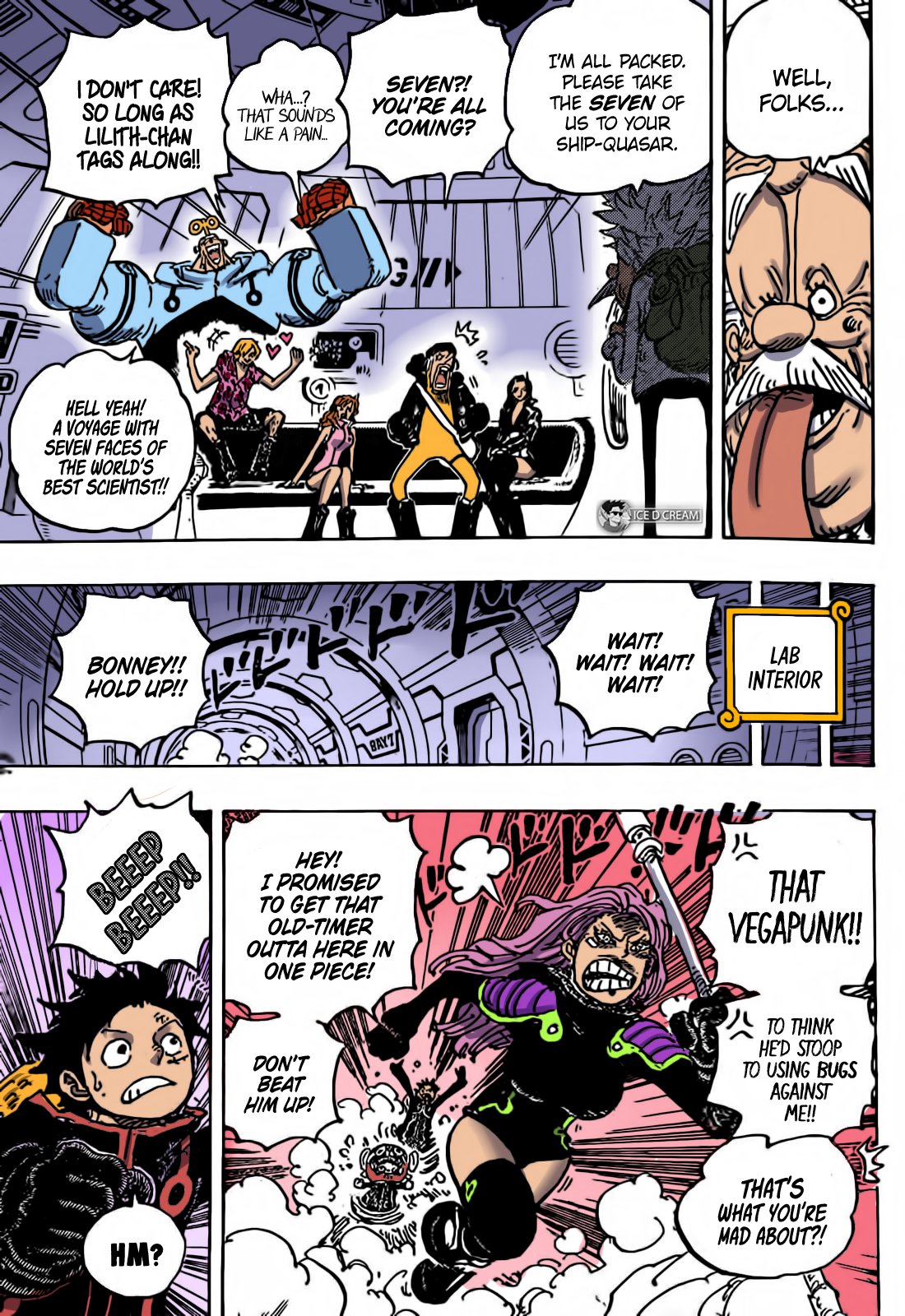 One Piece Chapter 1071 A Hero's Offensive Colored Full