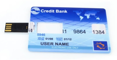 8GB Ultra-slim Credit Bank Card Shaped USB Flash Disk Drive 