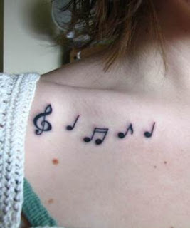 Music Notes Tattoos, Tattooing