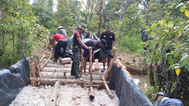 Tingkatkan Infrastruktur di Kota Banjarmasin, TMMD Ke 114  Sasar Daerah Sungai Gampa 