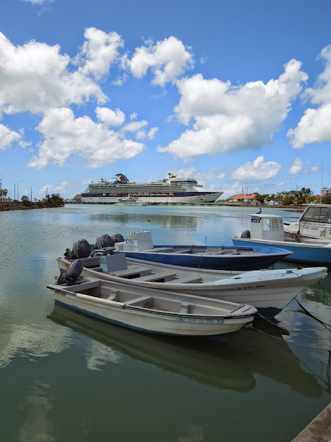 Summit and fishing boats