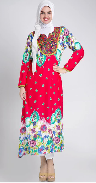 Contoh Model Baju Hamil Batik Muslim Simple Sederhana Terbaru