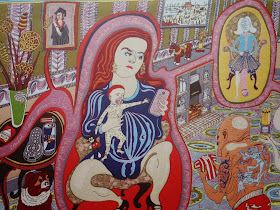 grayson perry tapestry one photo from postcard