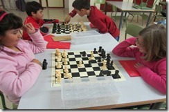 Ajedrez a la Escuela Juan Ramón Alegre
