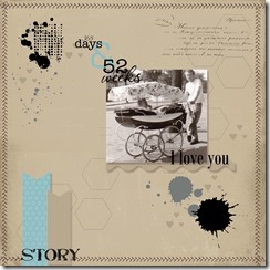 Scrapbook layout 1-001