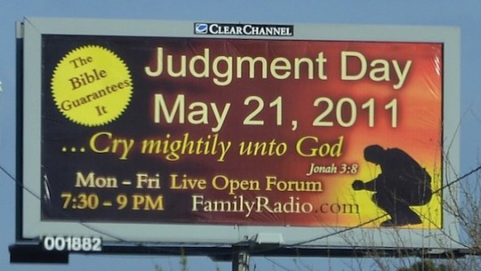 may 21 judgement day hoax. Religious broadcaster#39;s