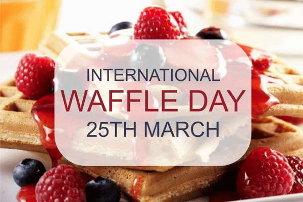International Waffle Day Wishes Images