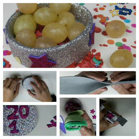 DIY porta uvas de la suerte