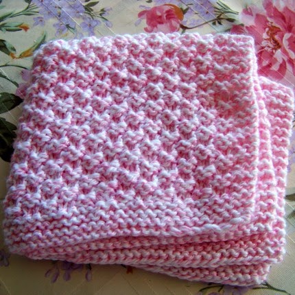 Box Stitch Baby Blanket - Free Pattern