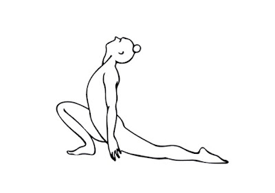 Ardha Bhujangasana.