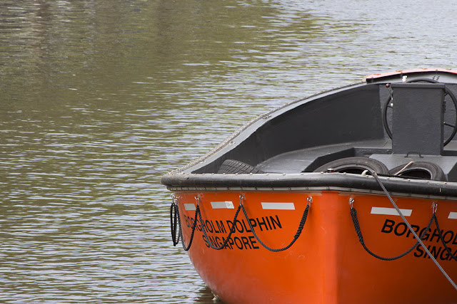 orange dinghy