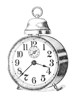 alarm clock image digital vintage