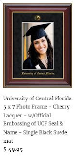 http://www.officialdiplomaframes.com/collections/university-of-central-florida/products/university-of-central-florida-5-x-7-photo-frame-cherry-reverse-w-official-embossing-of-ucf-seal-name-single-black-mat