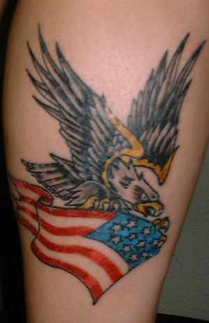 Tattoo watch - Tattoo ideas and tattoo designs. Eagle carrying American flag