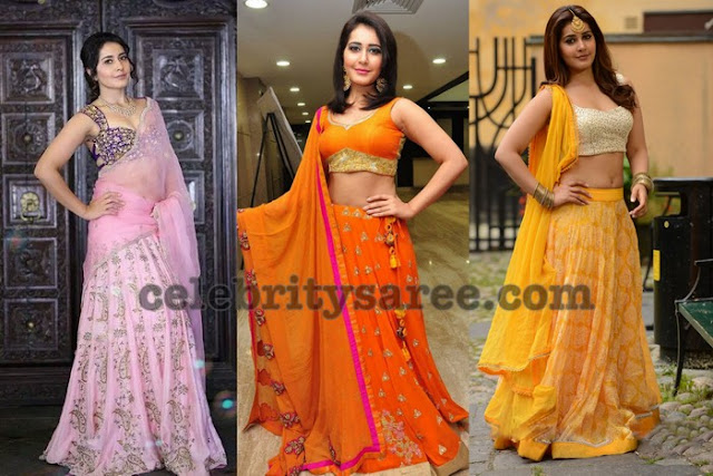 rashi-khanna-latest-half-sarees