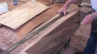 Woodworking Veneer inlay