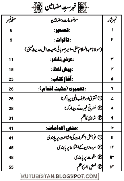 Content of Larkiyon Ki Baghawat